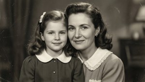 1950s Motherly Embrace