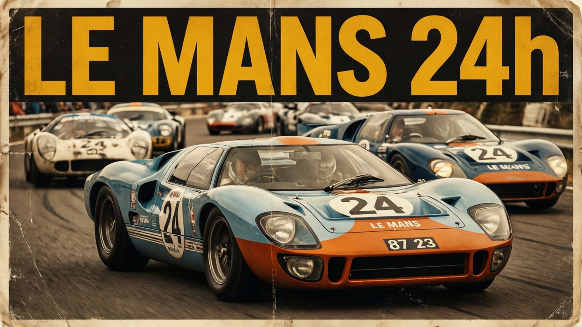 1970 Retro Poster by Wallpapers.art Studio