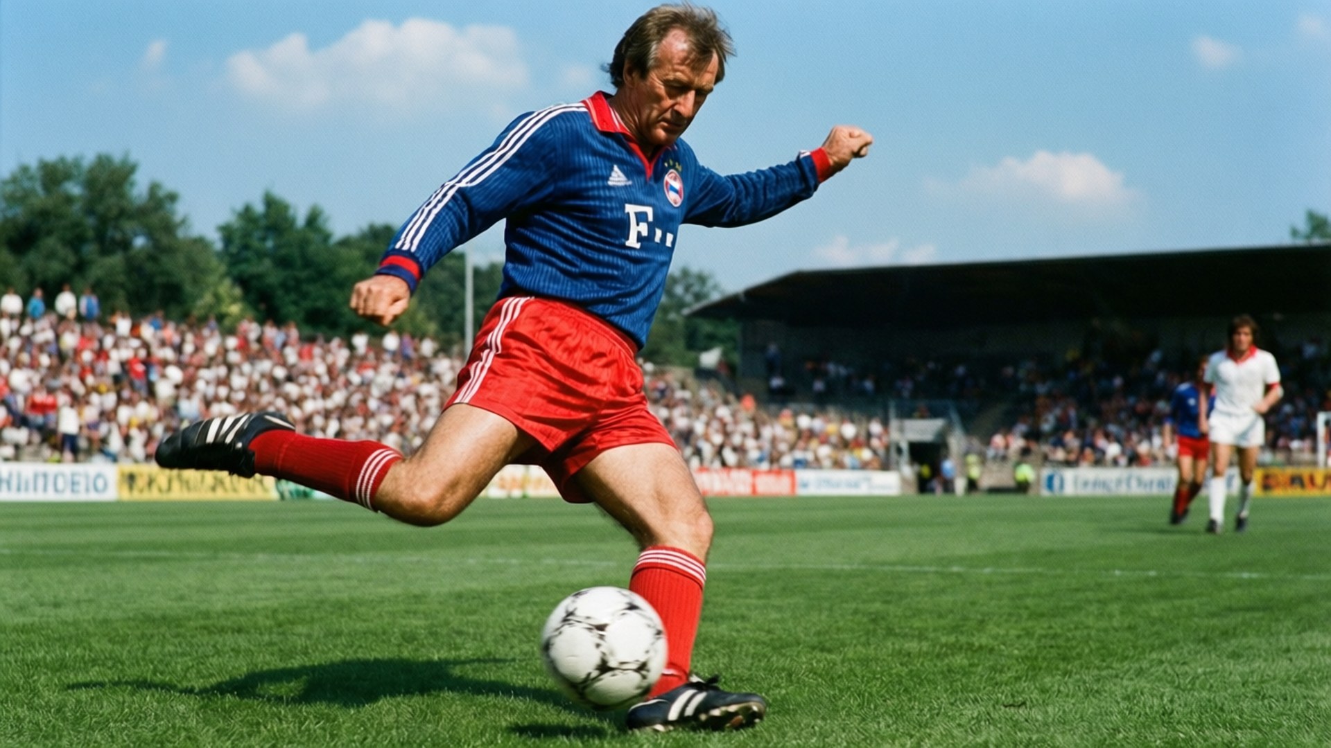 1980s Goal Scoring Legend by Wallpapers.art Studio
