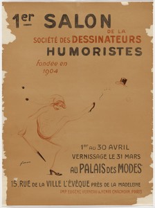 "1er Salon des Humoristes, Palais des Modes (First Exhibition of the Humorists, Palace of Style)