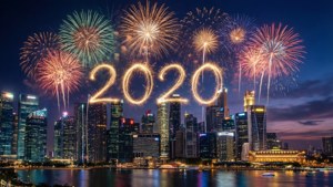 2020 Fireworks Skyline