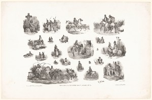 22 voorstellingen van mensen en dieren