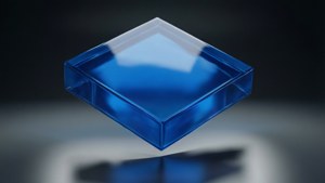 3D Blue Square