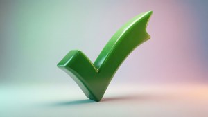3D Checkmark Float