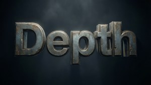 3D Depth Text