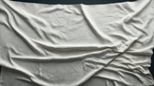 3D Fabric White Banner