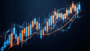 3D Floating Bar Chart