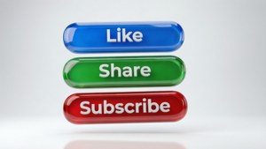 3D Glossy Buttons
