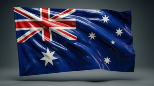 3D Glossy Flag