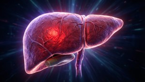 3D Glowing Human Liver