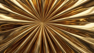 3D Gold Starburst
