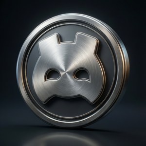 3D Metallic Discord Emblem
