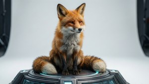 3D Realistic Fox