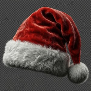 3D Realistic Santa Hat