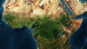 3D Relief Africa Map