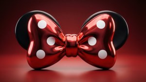 3D Shiny Bow Render