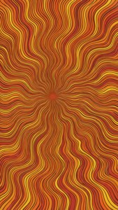 70s Psychedelic Sunburst