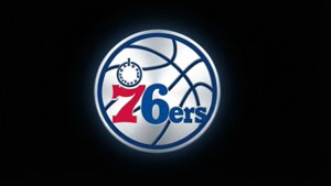 76ers Logo Metallic