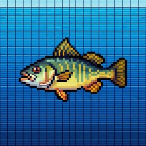 8-bit Bream Pixel Art