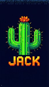 8-bit Cactus Jack Pixel Art