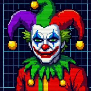 8-Bit Joker Pixel