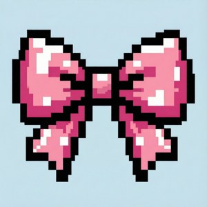 8-Bit Pixel Art Bow