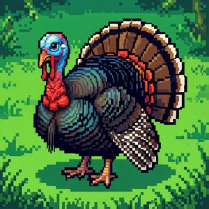 8-Bit Pixel Turkey