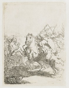 A cavalry fight