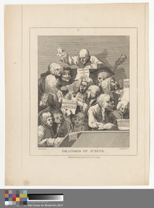 A Chorus of Singers, Rehearsal of the Oratorio of Judith