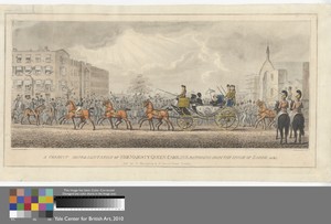 A Correct Representation of Her Majesty Queen Caroline Returning from the House of Lords, 1820