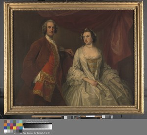 A Couple, Probably Thomas Missing and Elizabeth Missing (née Champneys) of Little Park House, Wickham, Hampshire