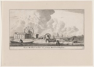 A Dredger and Mudhoppers