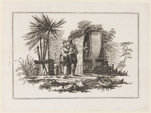 A Family, from "Nouveau Cahier de Six Feuilles De Différents Sujets Chinois Historiés"