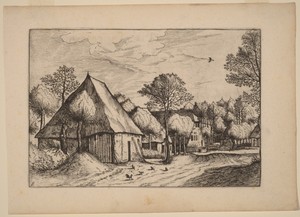 A Farmyard with a Draw Well