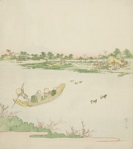 A Ferryboat Crossing the Sumida River