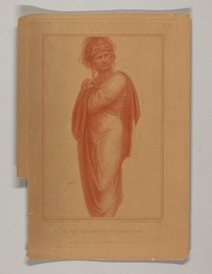 A Figure with Drapery, Perhaps Dante