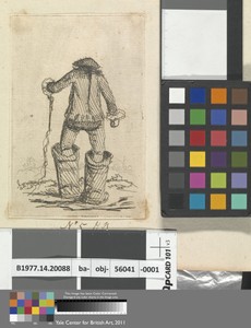 A French Postillion Walking Away