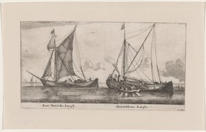 A Friesland Ketch and a Gelderse Ketch
