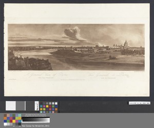 A General View of Paris, taken from Chaillot 1803.