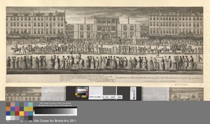 A Geometrical View of the Grand Procession of the Scald Miserable Masons... (Left half)
