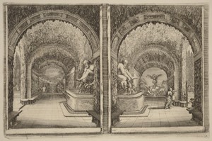A Grotto Seen from Two Different View Points