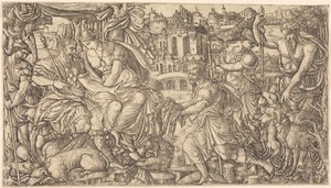 A King and Diana Receiving Huntsmen