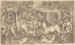 A King Pursued by a Unicorn