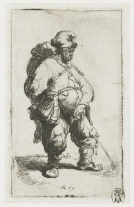 A man making water