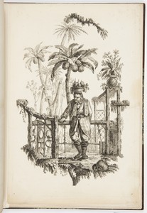 A Man with a Basket of Vegetables
