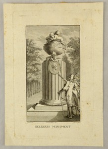A Monument for the Poet Christoph Fürchtegott Gellert (1715–1769) by Adolph Friedrich Oeser (1717–1799)