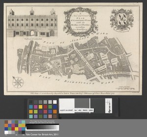 A New and Correct Plan of Limestreet Ward