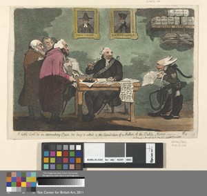A Noble Lord, on an Approching Peace, Too Busy to attend to the Expenditure of a Million of the Public Money