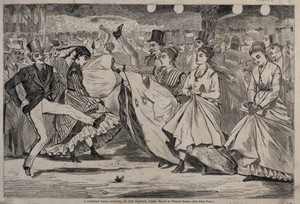 A Parisian Ball - Dancing at the Mabille, Paris