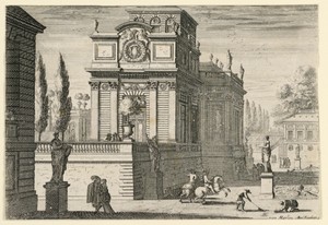 A park of a castle